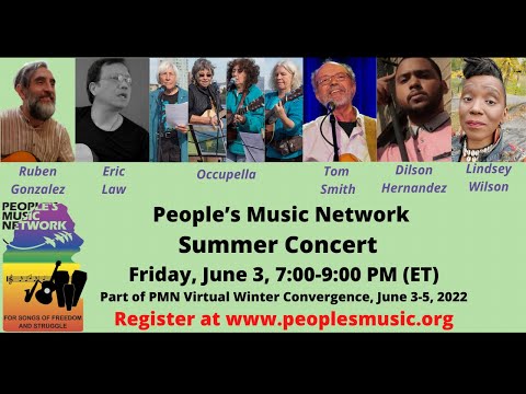 LIVESTREAM: PMN Summer Concert: Ruben Gonzalez; Eric Law; Occupella; Tom Smith; Lindsey Wilson