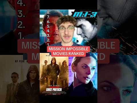 EVERY MISSION IMPOSSIBLE MOVIE RANKED‼️ (worst to best)