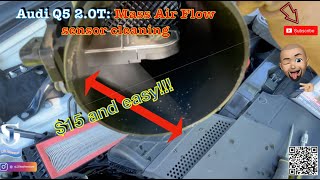 How to repair your Audi Q5 2.0T: Mass Air Flow sensor cleaning