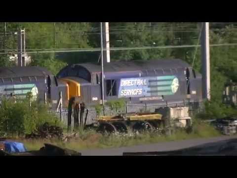DRS 37605+37603+37602. 6K73 Flasks. Carnforth. 18/06/14
