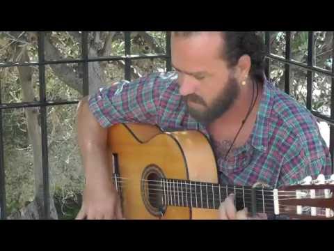 Superb busker in Altea Costa Blanca Spain