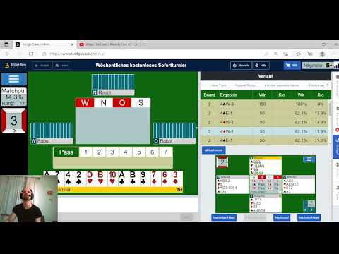 BBO wöchentliches kostenloses Sofortturnier #1 - 21.01.2022