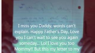 My letter to my Daddy Eric Rest in Peace :&#39;)