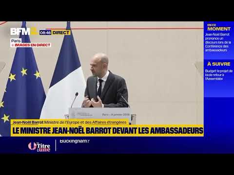 საფრანგეთის საგარეო საქმეთა მინისტრი ჟან-ნოელ ბარო