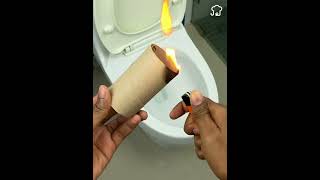Quema el rollo del papel de baño y me lo agradecerás para siempre! #shorts