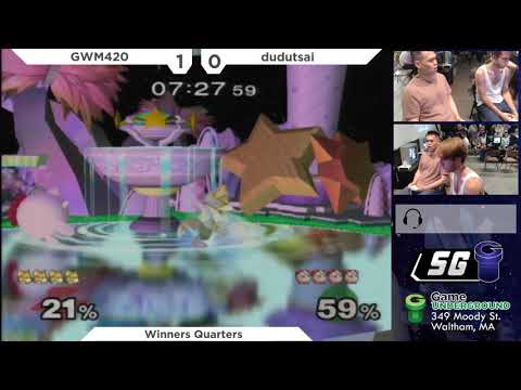 SG 21.5 SSBM - GWM420 (Fox) vs. dudutsai (Jigglypuff) - Melee WQF