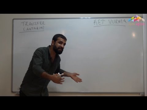 1) Öğrenme Psikolojisi Transfer Ket Vurma - Birkan Mengütay (2017)