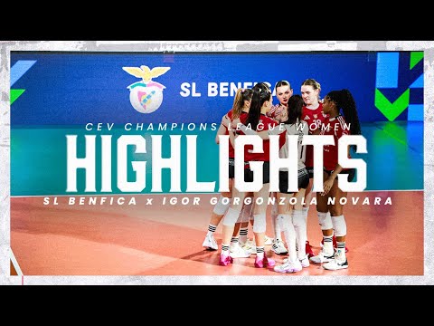 Highlights | Igor Gorgonzola Novara 3-0 #BenficaWomen'sVolleyball | CEV Champions League Women
