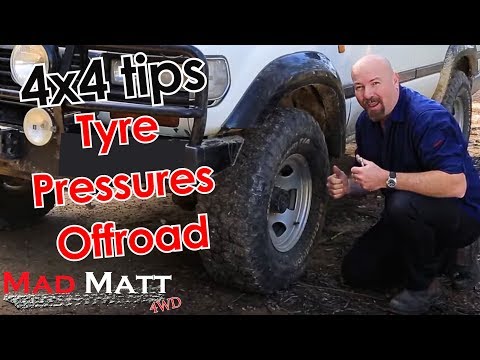 4x4 Tips The importance of managing Tyre Pressure Offroad - MadMatt 4wd