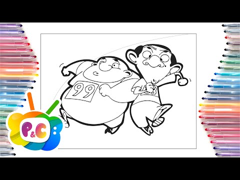 Mr Bean coloring pages/ Mr Bean cartoon episode /Abstrakt - Nobody Else [NCS Release]