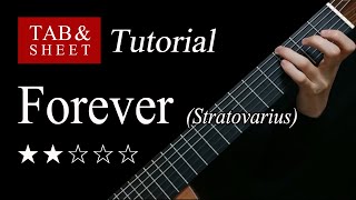 Forever (Stratovarius) - Fingerstyle Lesson + TAB