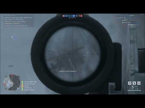Sniper Vs Uçku (teyyare)[Uçak]  Battlefield1