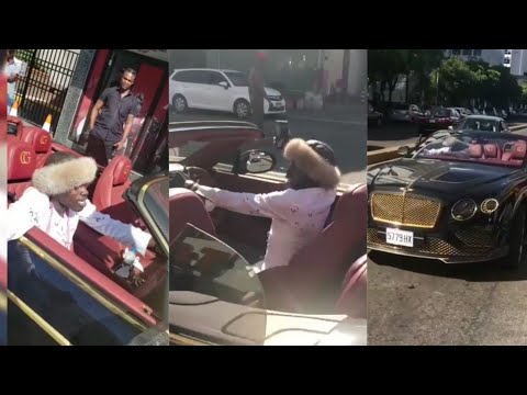 V!DE0 CHRIS GAYLE GAVE AWAY HIS BENTLEY TO TANTO BLACKS FOR A SPIN..THAT'S RICH