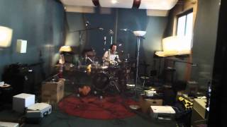 marco quarantotto recording drums for the 2Pigeons