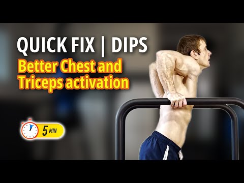 How to Do Dips Like a Gymnast | Correct Form for Better Chest & Triceps Activation