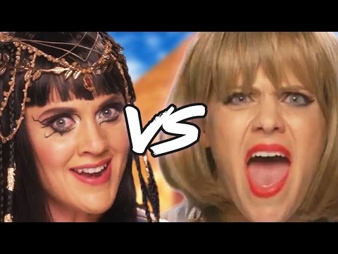 TAYLOR SWIFT vs KATY PERRY Music Video Parody (Diss Track) Video