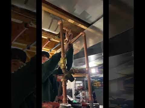 Replacing a gas water heater with a new HPWH