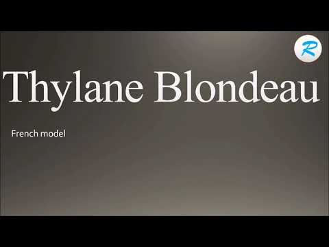 How to pronounce Thylane Blondeau