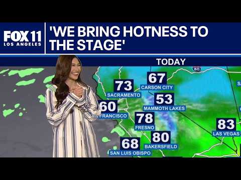 Jhoanna Robles from BINI delivers weather forecast