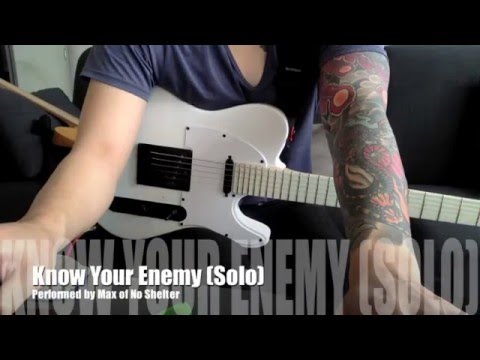 Rage Against The Machine - Know Your Enemy Guitar Solo Cover
