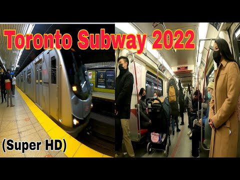 Toronto Subway Station Tour & Ride- Finch to Downtown Toronto (Super HD) 2022