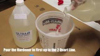 UltraClear Epoxy Mixing Video