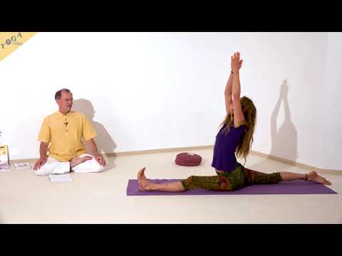 Haltung des Gottes Hanuman - Yoga Asana Lexikon