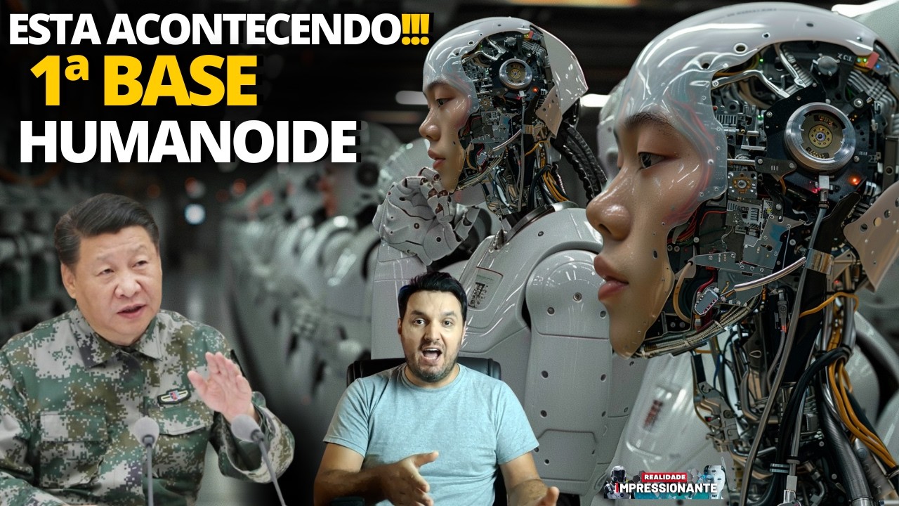 Está Acontecendo! China Acaba de Revelar a Primeira Base de Robôs Humanoides do Mundo