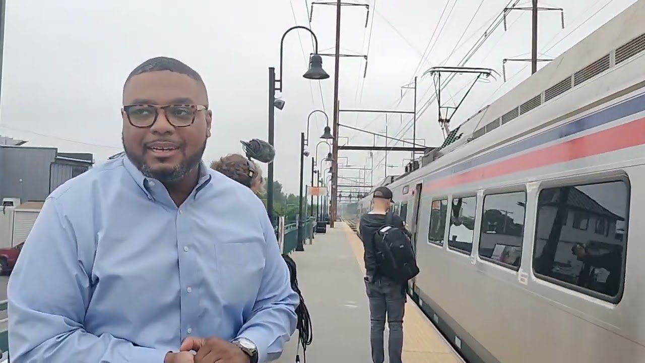 Lieutenant Governor Austin Davis Visits Croydon Train Station To Push ...