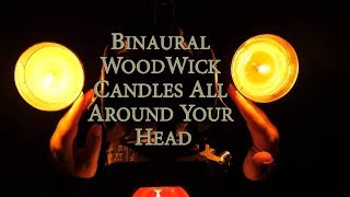 ASMR Binaural WoodWick Candles For Tingles, Sleep, and Relaxation