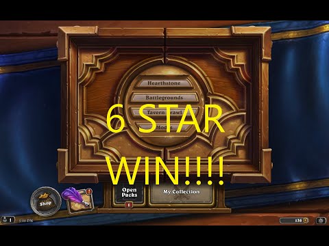 Hearthstone Ranked play 11/2023 - Arcane Hunter Deck- 6 star Comeback Win!!