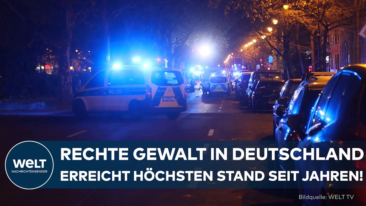 DEUTSCHLAND: Alarmierende Entwicklung bei rechter Gewalt! Zahlen erreichen Höchststand seit 2016!