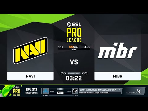 🔴  LIVE  NAVI vs MIBR  | ESL Pro League Season 13