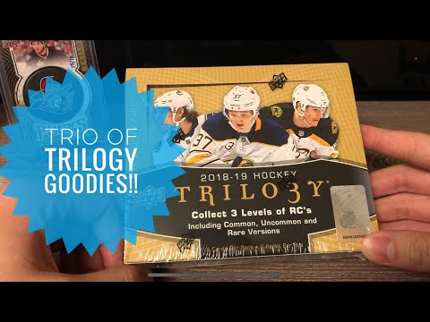 2018-19 Upper Deck Trilogy - Hobby box break!