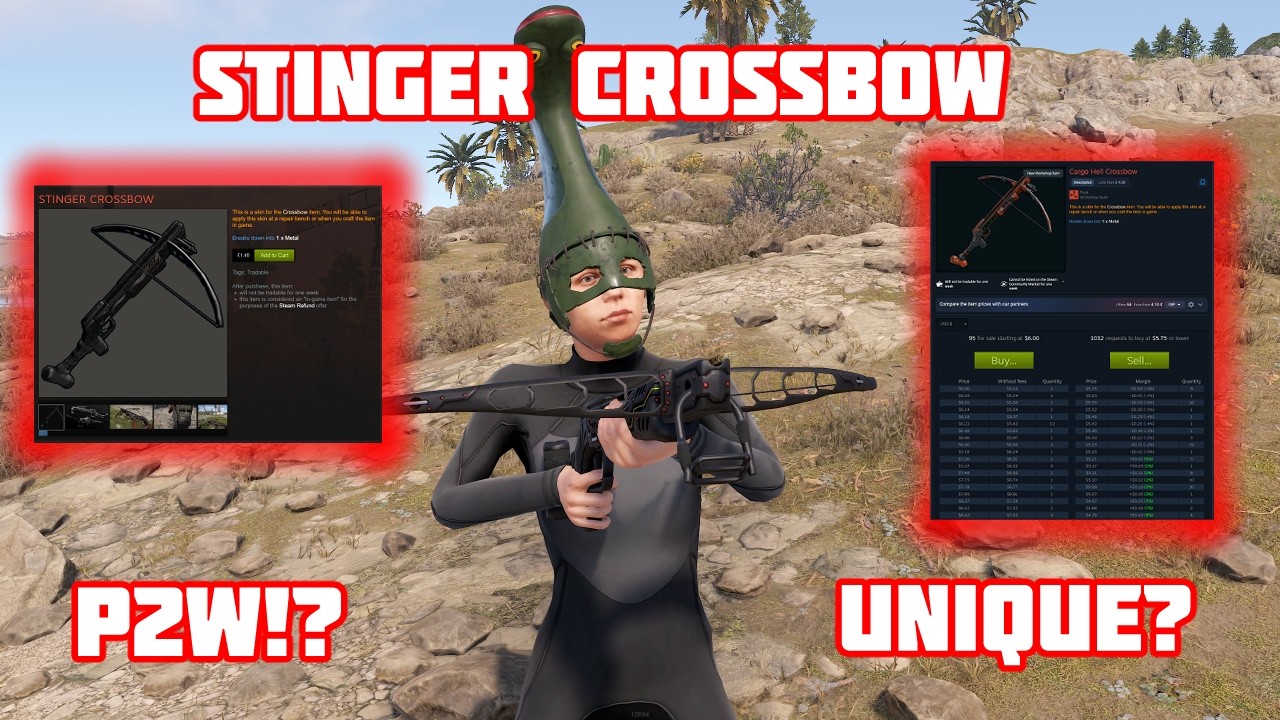Stinger Crossbow Worries? (Rust Skin Discussion)