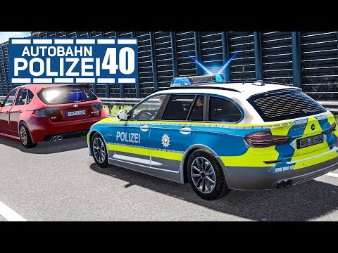 Auto flüchtet vor Kontrolle! AUTOBAHNPOLIZEI-SIMULATOR 2 #40 | Police Simulator 2 deutsch