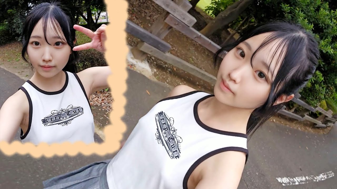 【ノーブラ】東京の緑いっぱいBBQも釣りもできる海沿いにお散歩しにきたよ！