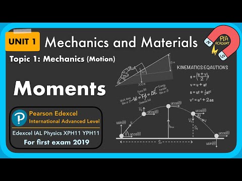 1.1.4 Moments: Unit 1 mechanics and material: Edexcel IAL Physics
