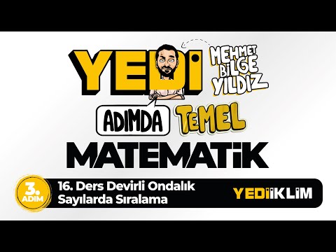 Yedi Adımda Temel Matematik (Tyt-Kpss-Ales-Dgs) 3. Adım 16. Ders Devirli Ondalık Sayılarda Sıralama