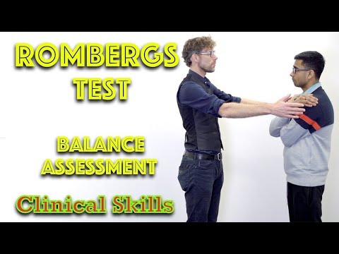 How to Assess Balance and Proprioception - Romberg Test - Clinical Skills - Dr Gill