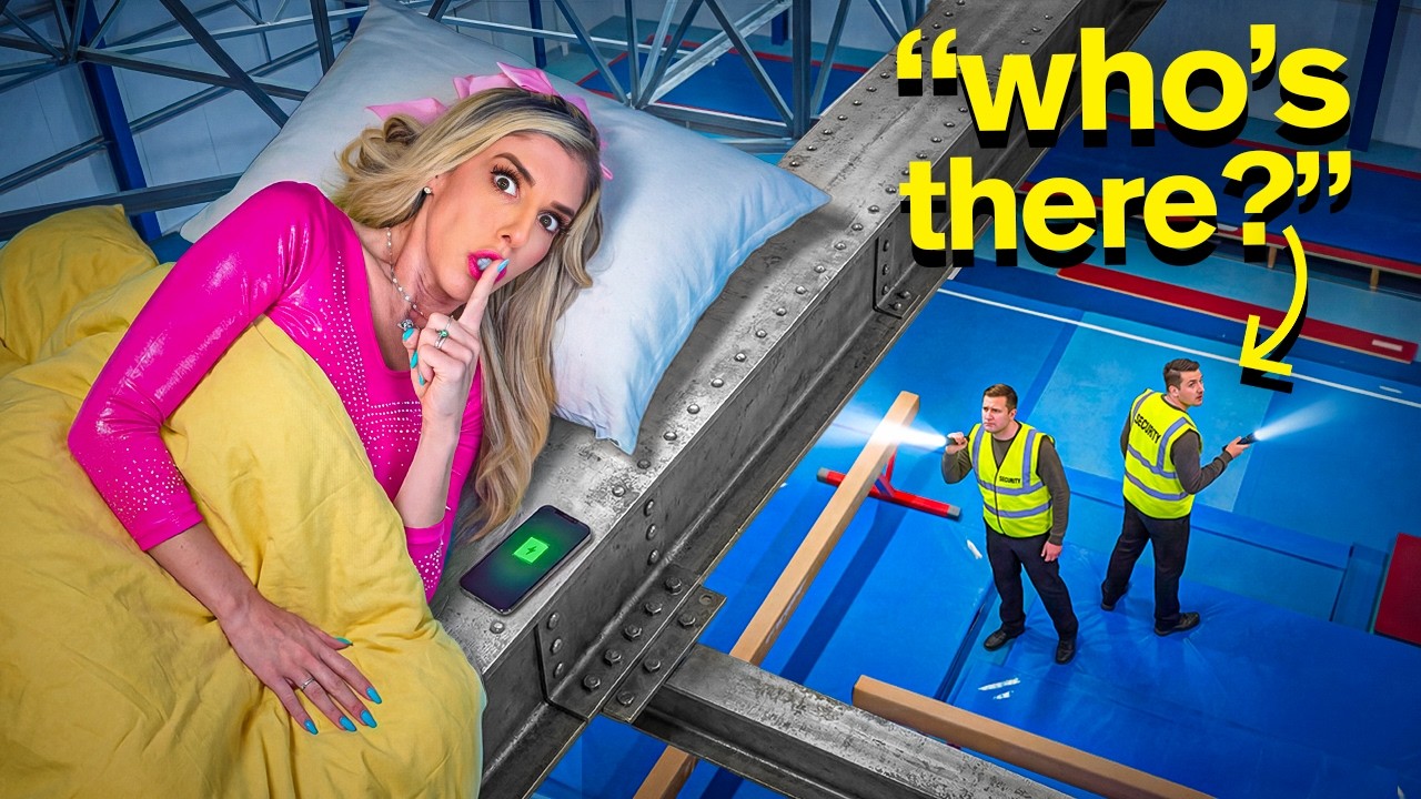 I SECRETLY Lived in a Gymnastics Gym...