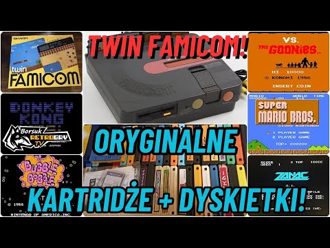 Borsuk Retro Gry TV: TWIN FAMICOM - Prezentacja Konsoli + Klasyka  z Kartridży i Dyskietek!