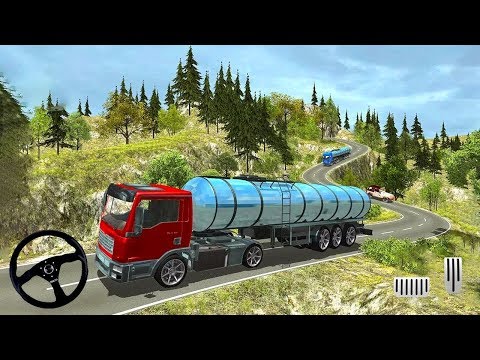 Offroad Hill Side Oil Tanker Driver - Truck Transporter Driving Simulator - Android Gameplay