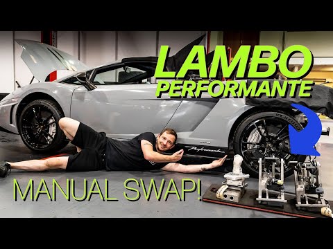 Lamborghini Performante manual gearbox swap!