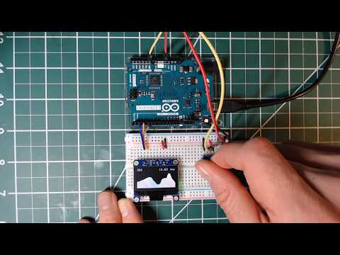 Arduino Real-time Scrolling Graph of Analog Input on an OLED Display