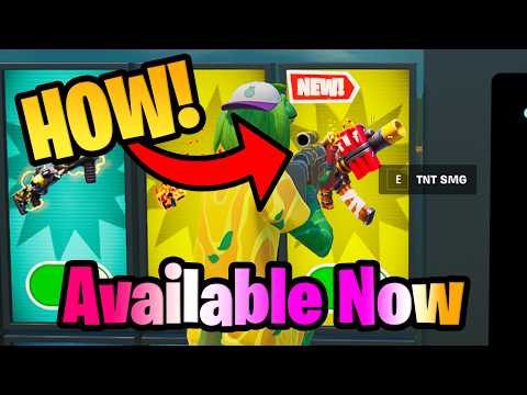 How To Get NEW TNT SMG in 1vs1 with every gun Fortnite