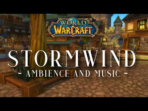 🏰 Stormwind Ambience | 3 Hours of World of Warcraft  Music and Sounds | Day & Night Cycle 🌅🌙