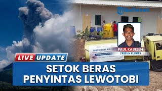 BPBD Flotim Klaim Stok Beras Penyintas Lewotobi Cukup hingga Akhir Tahun 2025