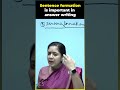 Sentence Formation Is Important In Answer Writing Upsc Tathastuics