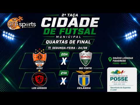2ª TAÇA MUNICIPAL DE FUTSAL - POSSE-GO - AO VIVO COM IMAGENS